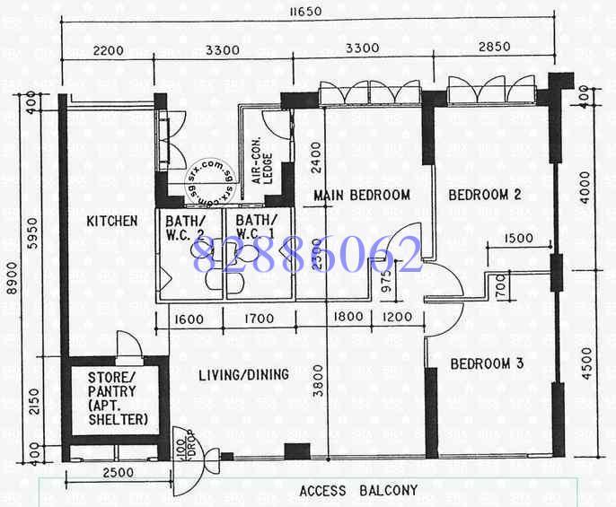 Blk 354 Ang Mo Kio Street 32 (Ang Mo Kio), HDB 4 Rooms #168486652